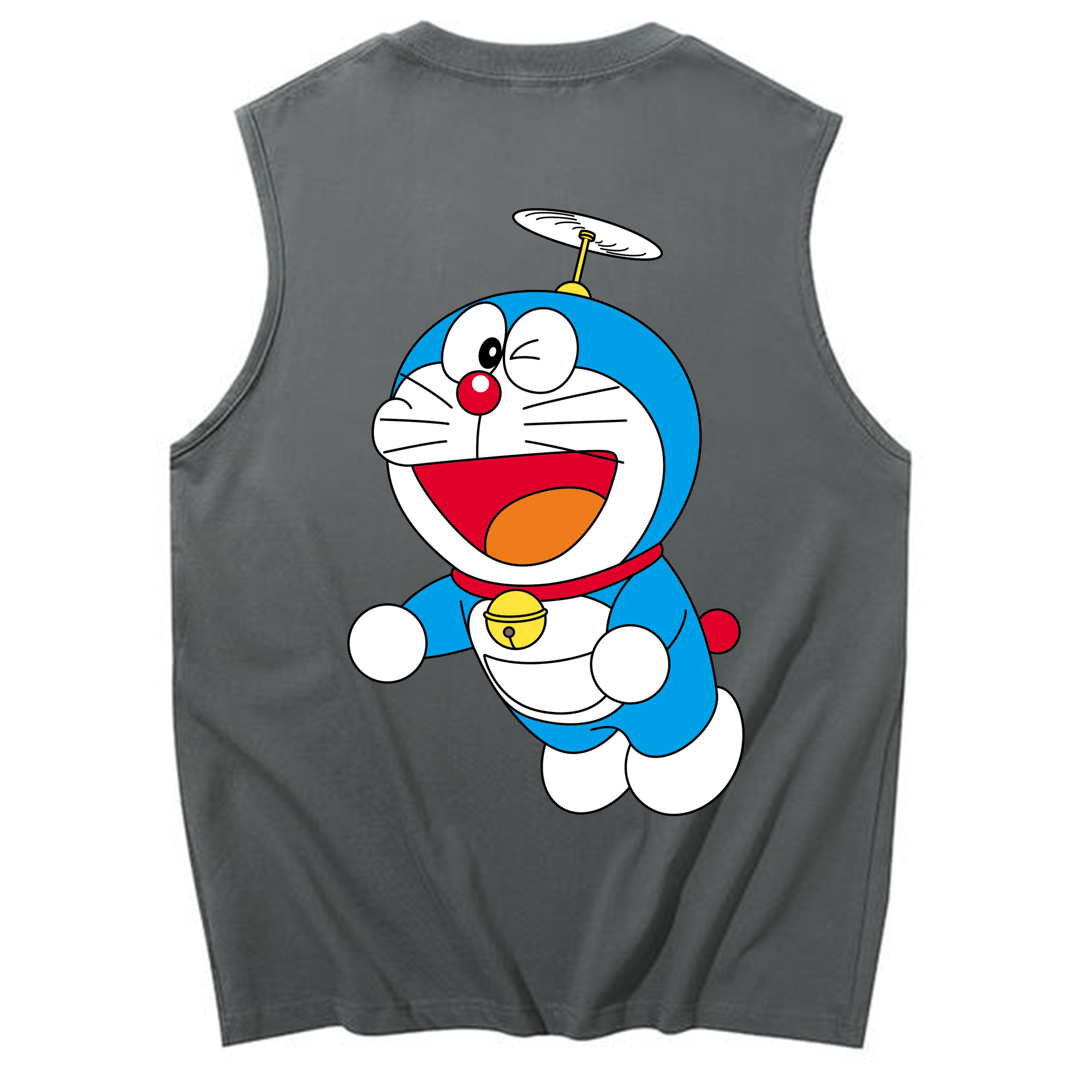 （画像用） ドラえもん Doraemon コットン100％タンクトップ（背面プリント）